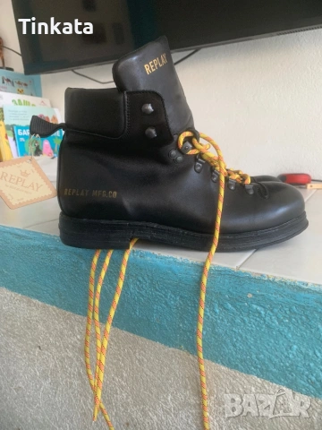Replay мъжки боти естествена кожа, снимка 2 - Мъжки боти - 53810930