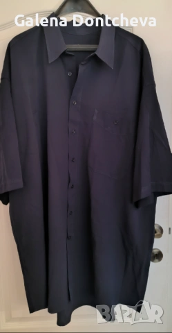 Подарявам мъжки ризи с къс ръкав голям размер, снимка 2 - Ризи - 54066841