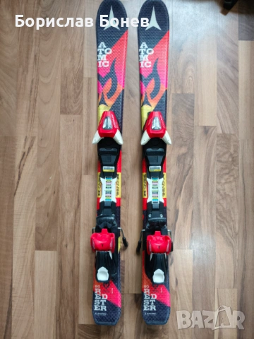 Детски ски комплект-карвинг ски Atomic Redster Marcel Hircher+ски обувки Nordica, снимка 4 - Зимни спортове - 53065124
