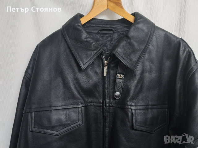 Немско полицейско кожено яке STADLER за моторист р-р 64, снимка 2 - Якета - 52444970