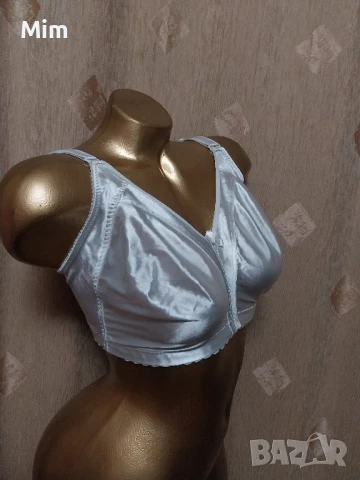  Naturana 95 С Сатенен сутиен екрю без банели, снимка 2 - Бельо - 50856034