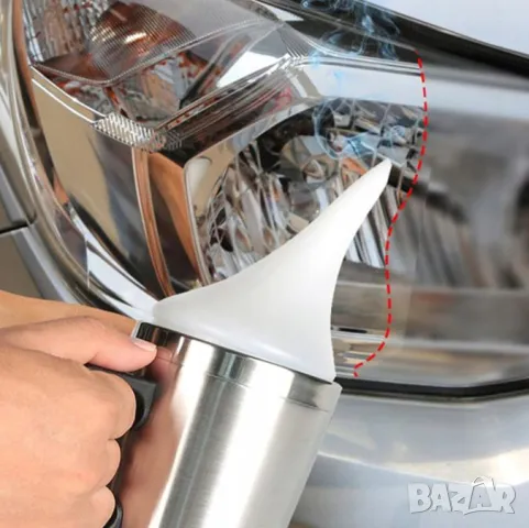 Комплект за химическо полиране на фарове / Лампа за полиране на фарове, снимка 11 - Аксесоари и консумативи - 50387232