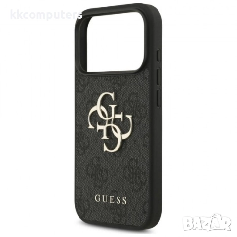 Оригинален кейс Guess Big 4G Logo Classic, За iPhone 17 Pro (6.3), Черен, снимка 6 - Калъфи, кейсове - 51825754