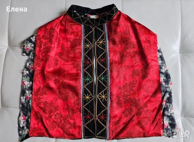 Автентична помашка, родопска носия с пафти, сая, салтамарка, фес, престилка, риза и др, снимка 13 - Антикварни и старинни предмети - 51230392