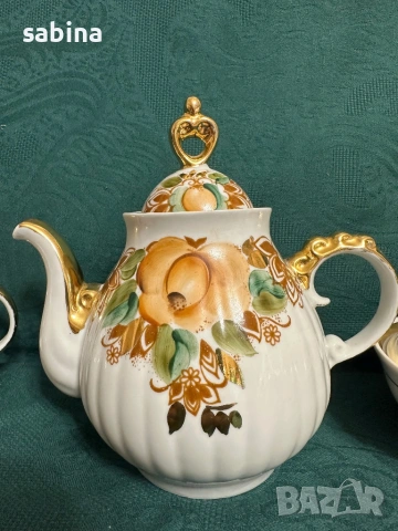 Съветски ръчно рисуван сервиз, Полонски завод, СССР