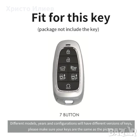 Калъф за ключодържател за Hyundai Tucson, Sonata, Ioniq 5, Nexo, Santa Fe Премиум зелен, снимка 4 - Аксесоари и консумативи - 51984804