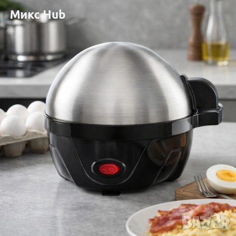 Яйцеварка Rosberg 350W, За 7 яйца, снимка 3 - Други - 53597059