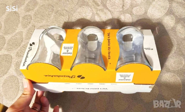 Нови Чаши за турски чай 6бр,тип лале