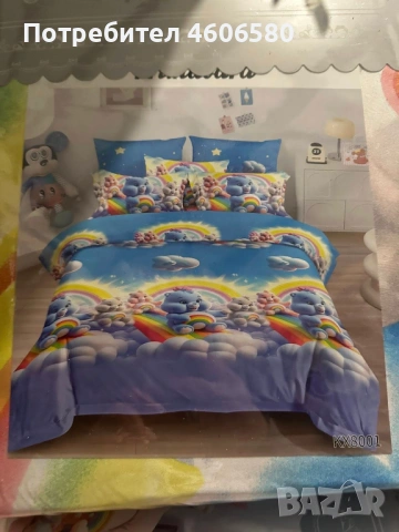 🛏️ Спален комплект с чаршаф с ластик 🛏️, снимка 6 - Спално бельо и завивки - 53787640