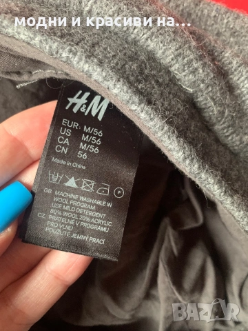 Зимни шапки естествени материи H&M, снимка 9 - Шапки - 53056997