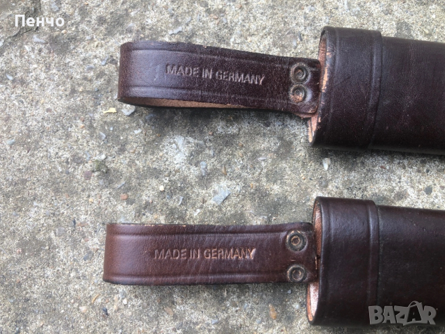 стари кожени кании - MADE IN GERMANY - МИНТ, снимка 4 - Ножове - 49729809