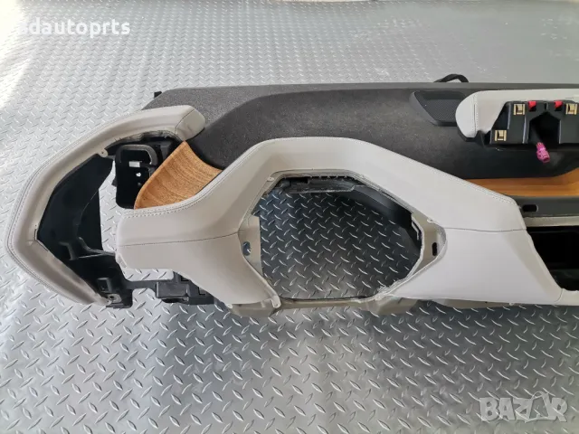 Отлично Табло BMW I3 I3s I01 Lci Бяла Кожа + Дърво, снимка 6 - Части - 50303725
