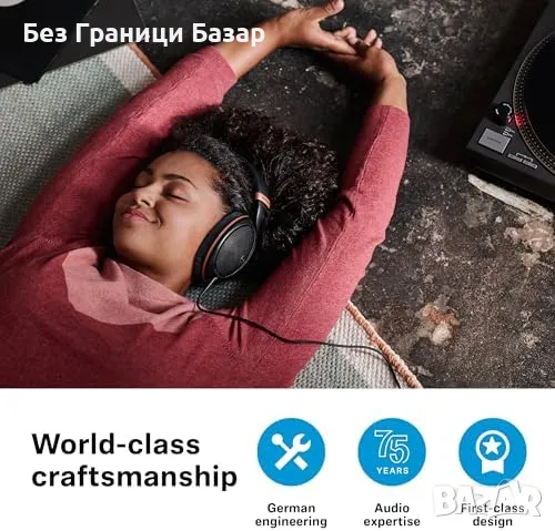 Нови слушалки Sennheiser HD 505 Over-Ear – Професионален звук, ултра комфорт, снимка 7 - Слушалки и портативни колонки - 49379079