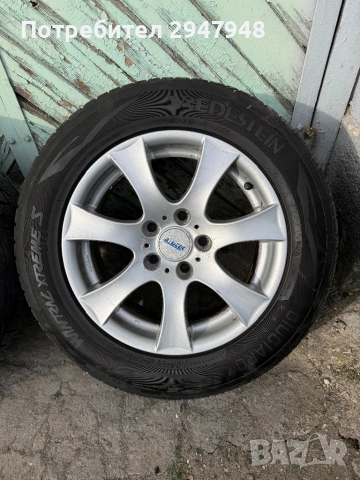 Джанти 16 5x120 с гуми 225/55/16 Vredestein, снимка 2 - Гуми и джанти - 53689953