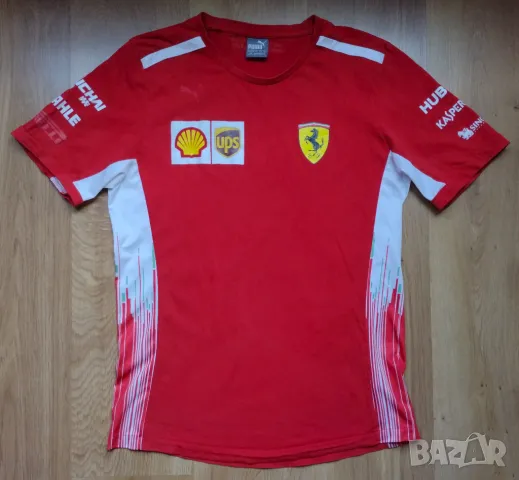 F1 / Formula 1 / Scuderia Ferrari - мъжка тениска на Puma, снимка 1 - Тениски - 49169223