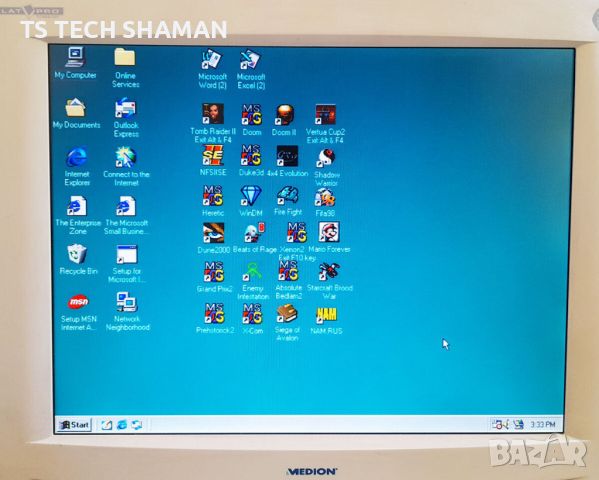 ⭐Продавам ретро компютър DELL OptiPlex Gx110 с много игри⭐, снимка 4 - Колекции - 45594678