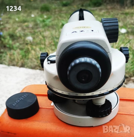 Японски оптичен автоматичен нивелир NIKON AZ-1 калиброван 22x, снимка 5 - Измервателни инструменти - 52058569