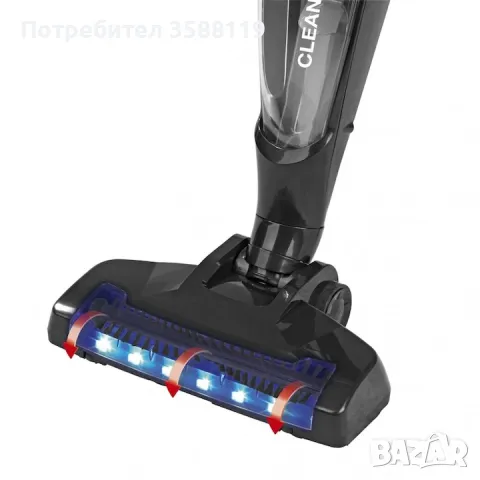 Акумулаторна Прахосмукачка CLEANmaxx, 100 W , 2в1, Чупеща дръжка, снимка 6 - Прахосмукачки - 47153400