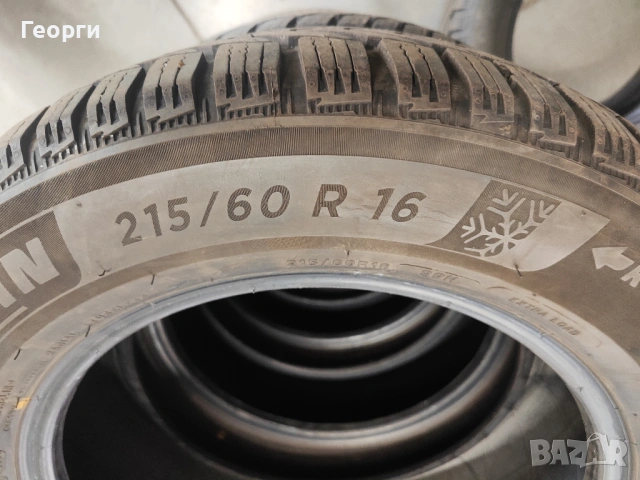 2бр.зимни гуми 215/60/16 Michelin, снимка 4 - Гуми и джанти - 53931843