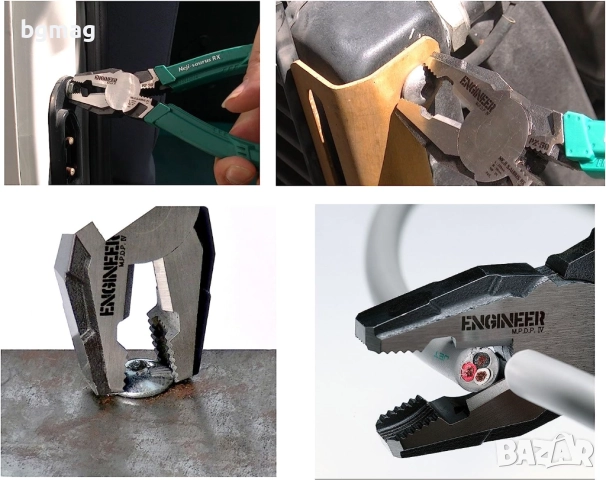 Мултифункционални клещи ENGINEER PZ-59 за премахване на болтове, снимка 10 - Клещи - 51890481