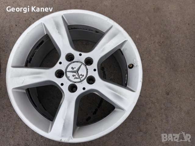 Оригинални Mercedes 16ки 5x112 ПРАВИ без заварки, снимка 2 - Гуми и джанти - 53958839
