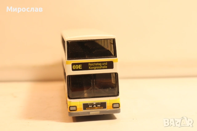 WIKING H0 1/87 MAN АВТОБУС МОДЕЛ КОЛИЧКА ИГРАЧКА, снимка 4 - Колекции - 54028640