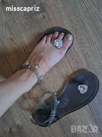 италиански силиконови сандали