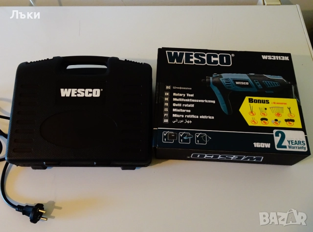 Шлифовалка Wesco с гъвкав вал,удължител. , снимка 8 - Бормашини - 52541337