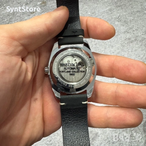 Автоматичен часовник Martyn Line – КАТО НОВ – Пълен комплект + ПОДАРЪК каишка, снимка 7 - Мъжки - 53235376