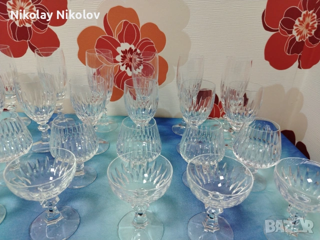 К-т кристални чаши НОВО
