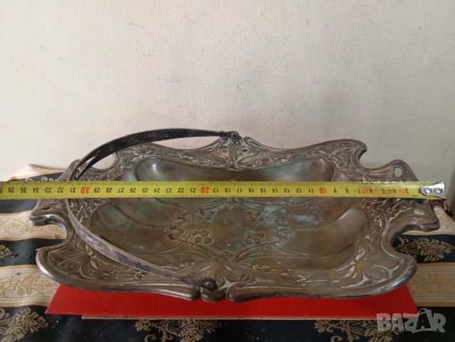 Купа,фруктиера арт нуво, снимка 7 - Други ценни предмети - 54269087