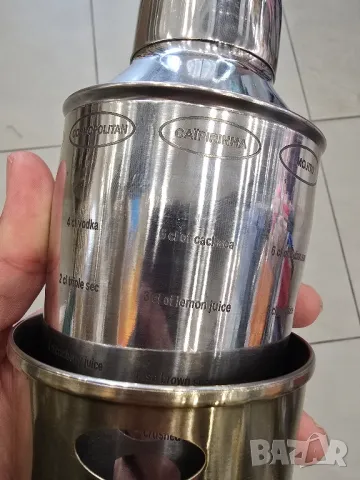 метален шейкър с рецепти, снимка 2 - Аксесоари за кухня - 49976640