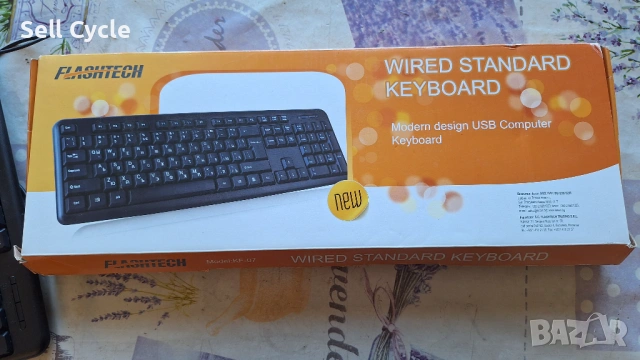 ✅ЧИСТО НОВА КЛАВИЕТУРА FLASHTECH❗, снимка 3 - Клавиатури и мишки - 53645868