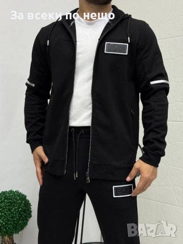 Emporio Armani Мъжки Спортен Комплект🔝Мъжки Спортен Екип Емпорио Армани Код A1076, снимка 2 - Спортни дрехи, екипи - 52313478