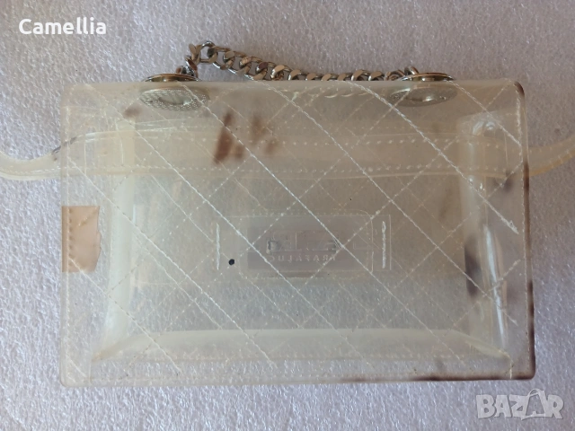 ZARA Прозрачна чантичка с колан, снимка 3 - Чанти - 54132236