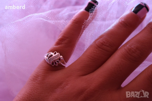 Сребърен пръстен - модел КR456