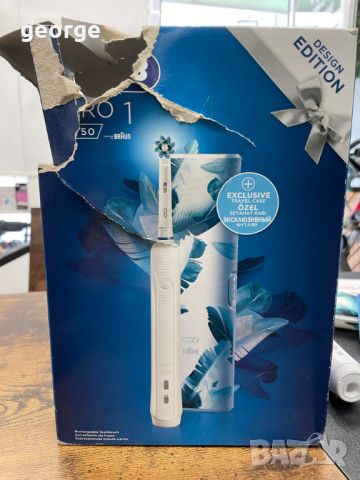 Ел. четка за зъби Oral-B PRO 1 750 Design Edition Sensi Ultrathin, 40000 пулсациимин, снимка 4 - Други - 45639056