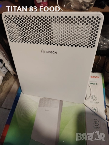 Електрически конвектор Bosch HC 4000-5, 500 W, LED дисплей, Таймер, Бял, снимка 2 - Отоплителни печки - 51911106