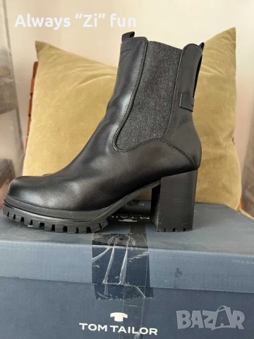 Зимни дамски боти Tom Tailor, снимка 3 - Дамски боти - 52375124
