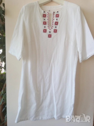 Българска дамска риза етно бродерия , снимка 5 - Ризи - 11339383