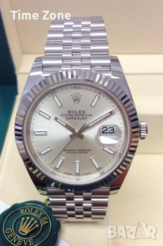Rolex Datejust 41mm Steel Green Dial Automatic Различни Варианти, снимка 17 - Мъжки - 54050004