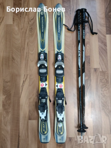 Детски ски комплект: карвинг ски Rossignol 100cm + подарък-щеки