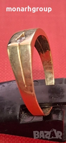 Златен пръстен , снимка 3 - Пръстени - 54253364