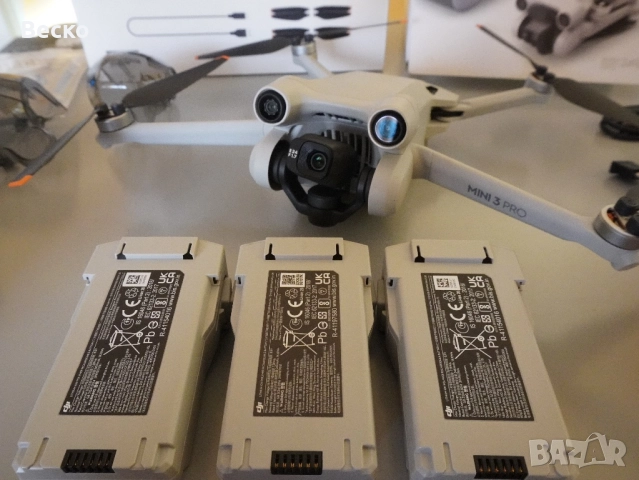 DJI Mini 3 Pro Combo – Отлично състояние + аксесоари, снимка 5 - Дронове и аксесоари - 52623807