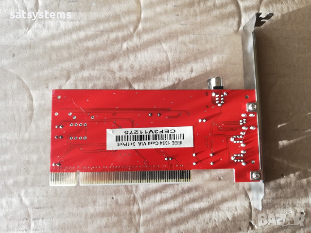 PCI 3+1 Port 1394 FireWire Adapter Card RH1394-A006, снимка 8 - Други - 45009884