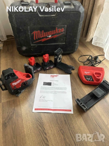 Лазерен нивелир Milwaukee, снимка 5 - Измервателни инструменти - 53391127
