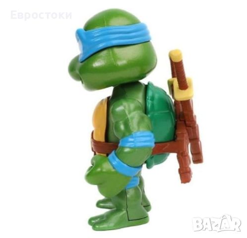 Метална фигурка Jada Toys Ninja Turtles 4 Leonardo, снимка 3 - Фигурки - 45604615