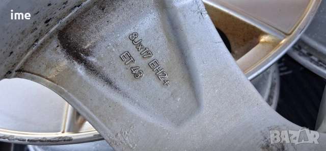 4бр ляти джанти 8J17 ЕТ43. 5x120. Alutec KBA47014. Свалени са от BMW...., снимка 4 - Гуми и джанти - 53979124
