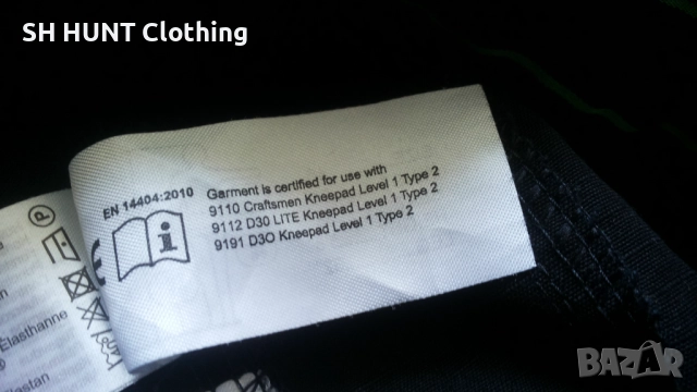 Snickers 6902 FLEXI Work Stretch Trouser размер 46 / S работен панталон еластична материя W4-248, снимка 18 - Панталони - 51947547