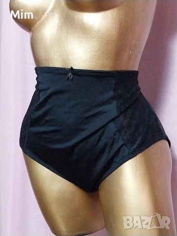 XL Черна бикина с висока талия , снимка 4 - Бельо - 52909422